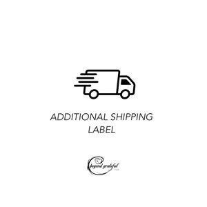 Additional Shipping Label